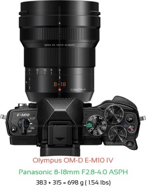 Olympus E-M10 IV Camera and Panasonic 12-35mm F2.8 II Lens