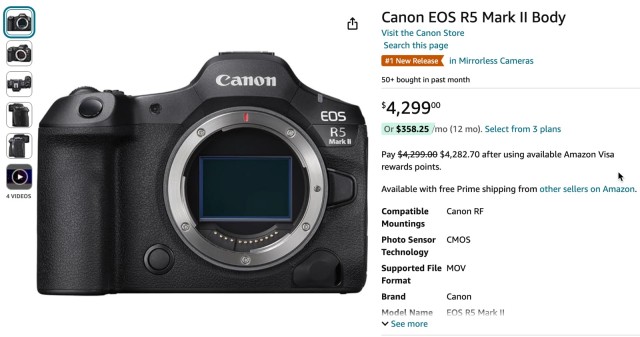 Canon EOS R5 Mark II  is in Stock!