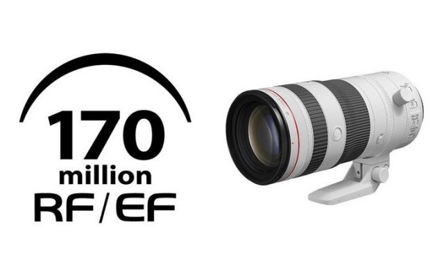 Canon Hits 170 Million Interchangeable Lenses
