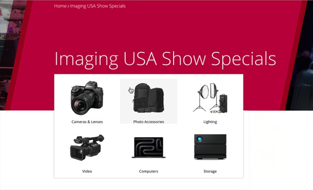 Imaging USA 2026: Save with B&H Photo Show Specials