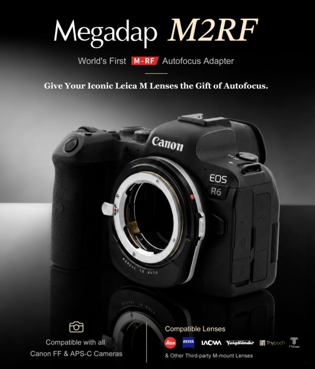 Megadap M2RF Autofocus on Your Leica M Glass Now on Canon RF