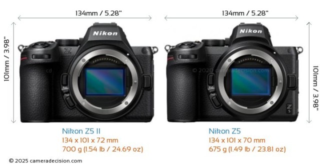 Nikon Z5 II vs Z5
