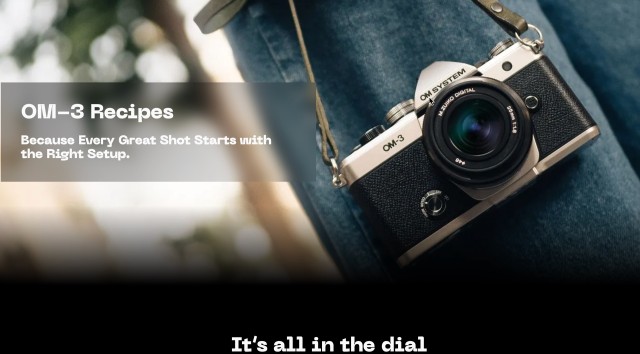 OM System OM-3 Now Lets you Download and Load Other Photographers Creative Recipes