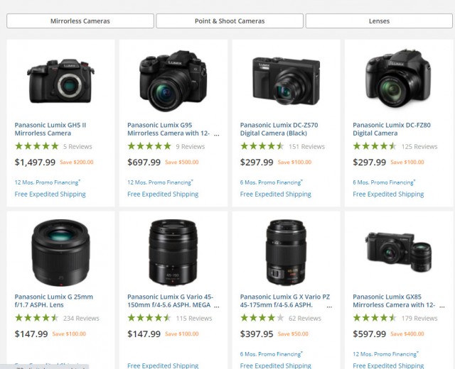 Panasonic Holiday 2021 Deals