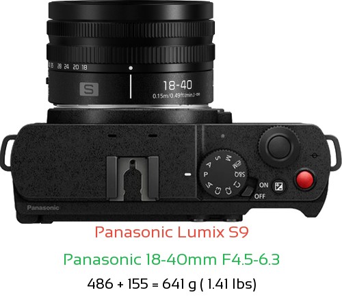 Panasonic S 18-40mm with the Lumix S9 Camera