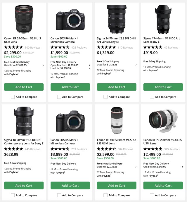 Save with B&H Photo Show Specials
