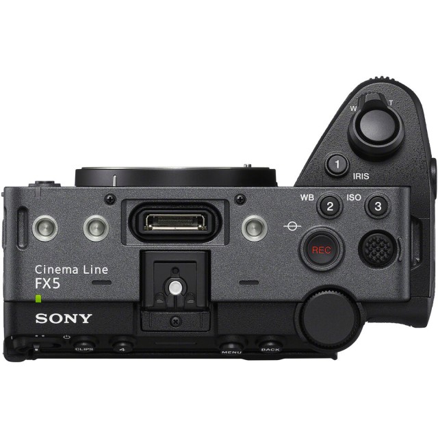 Sony FX5 Camera Top View