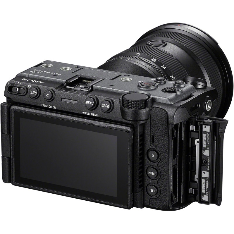 Sony FX5 Rear Panel Controls