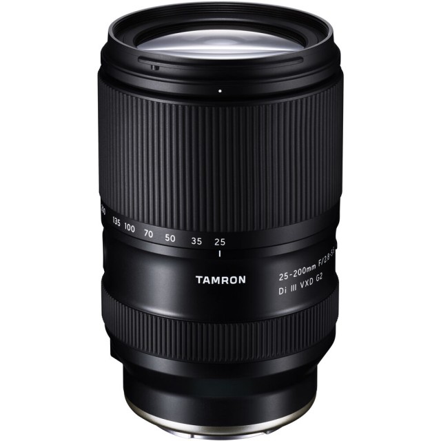 Tamron 25-200mm f2.8-5.6 Di III VXD G2 is a 8x SuperZoom for Sony E-Mount Cameras