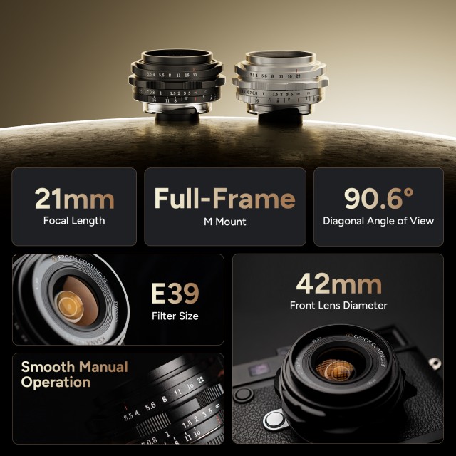 Thypoch Ksana 21mm f3.5 Features