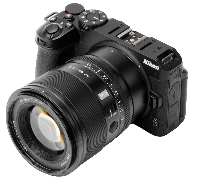 Viltrox AF 56mm f1.2 Pro Z Lens on Nikon Z30 Camera