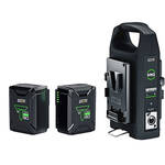 Anton/Bauer Titon Micro 90 V-Mount Two-Battery Kit with VM2 Charger for the Z CAM E2-F6 II 6K