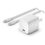 Belkin BOOST CHARGE 30W USB Type-C GaN Wall Charger with USB Type-C Cable (White) for the Canon G5 X MII