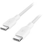 Belkin BoostCharge Braided USB-C Cable (10', White) for the Sony A1 II