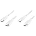 Belkin BoostCharge Braided USB-C Cable (6.6', White, 2-Pack) for the DJI Osmo Action 5