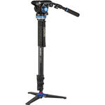 Benro A48FD Aluminum Monopod with 3-Leg Base & S6Pro Fluid Video for the Leica M-D Typ 262