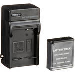 Bescor BLG10 Battery, Charger, Coupler, AC Adapter & 5V USB Adapter Kit for Select Panasonic Cameras for the Panasonic G100