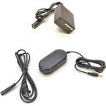 Bescor BLH1AC Dummy Battery & AC Adapter Kit for Olympus E-M1 Mark II Mirrorless Camera for the Olympus E-M1 III