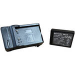 Bescor BLX-1 Battery & Charger Kit for Olympus OM-1 for the Ricoh GR IV Monochrome