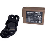 Bescor DMW-BLC12 Battery with USB-C Charging Port for the Panasonic FZ300