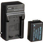 Bescor DMWBMB9 Battery and Charger Kit for Select Panasonic and Leica Cameras for the Panasonic FZ80D