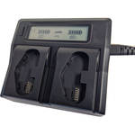 Bescor Dual Bay LCD Charger for LPE-19 Batteries for the Canon 1D X III