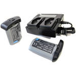 Bescor LPE19 2-Pack Battery & Dual Bay Charger Kit for Canon EOS-1D X Mark III DSLR Camera for the Canon 1D X III