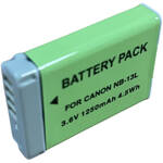 Bescor NB-13L Lithium-Ion Battery for Canon Cameras (3.6V, 1250mAh) for the Canon G1 X III