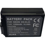 Bescor Nikon ENEL25 Rechargeable Battery (7.6V, 1350mAh) for the Nikon Z fc