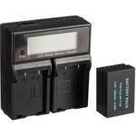Bescor NPT125 Battery and Dual Bay Auto Charger Kit for Select FUJIFILM Cameras for the Fujifilm GFX 50S