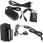 Bescor NPW235 Coupler, Battery, Charger, AC Adapter & D-Tap Adapter Kit for FUJIFILM X-T4 Digital Camera for the Fujifilm GFX 100 II