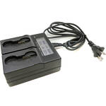 Bescor VBD98-Type Dual-Bay Battery Charger for the Panasonic AW-UB50
