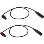 Cable Techniques Low-Profile Straight TA3F to TA3M Mini XLR Cables (15