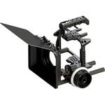 CAME-TV Camera Cage Kit with Follow Focus & Matte Box for Panasonic Lumix DC-S1H for the Panasonic S1H