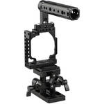 CAMVATE Camera Cage with Cheese Handle & Quick Release Baseplate for a6500/a6300/a6000 for the Sony A6000