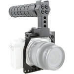 CAMVATE Camera Cage with Quick Release Rubber Top Handle for the Sony A6300