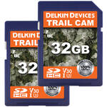 Delkin Devices 32GB Trail Cam UHS-I SDXC Memory Card (2-Pack) for the Canon R100