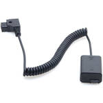 DigitalFoto Solution Limited D-Tap to Fully Decoded Sony NP-FW50 Dummy Battery Cable (Coiled, 15.7 to 39.4