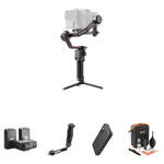 DJI RS 3 Pro Gimbal Stabilizer with 2-Person Wireless Microphone System/Recorder for the Z CAM E2-F6 II 6K