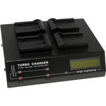 Dolgin Engineering TC400 Four Position Battery Charger and TDM for Sony NP-FZ100 Batteries for the Sony A6600