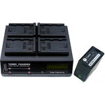 Dolgin Engineering TC400 Four-Position Simultaneous Battery Charger for Canon BP-A30 and BP-A60 for the Canon EOS C70
