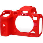 easyCover Silicone Protection Cover for Canon EOS R5 & R6 (Red) for the Canon R5