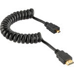 Elvid 4K Coiled High-Speed Micro-HDMI to HDMI Cable (3') for the Canon G5 X MII