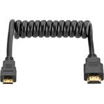 Elvid 4K Coiled High-Speed Mini-HDMI to HDMI Cable (1.5') for the Fujifilm X-T1 IR