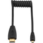Elvid HDMIAD-015-C Coiled High-Speed Micro-HDMI to HDMI Cable (8 to 18