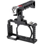 FILMCITY DSLM Video Cage with Top Handle for Select Sony Mirrorless for the Sony A6000