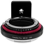 FotodioX Nikon F Lens to FUJIFILM G-Mount Camera Pro Lens Mount Adapter for the Fujifilm GFX 100 II