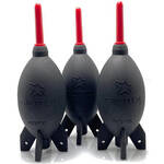 Giottos Rocket Air Blaster Large Dust-Removal Tool&nbsp;3-Pack (Black) for the Olympus E-M1 III