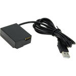 GyroVu USB to Panasonic DMW-BLC12 Dummy Battery Cable for GH2 (40
