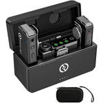 Hollyland LARK MAX Duo 2-Person Wireless Microphone System (2.4 GHz, Black) for the Panasonic G9 II